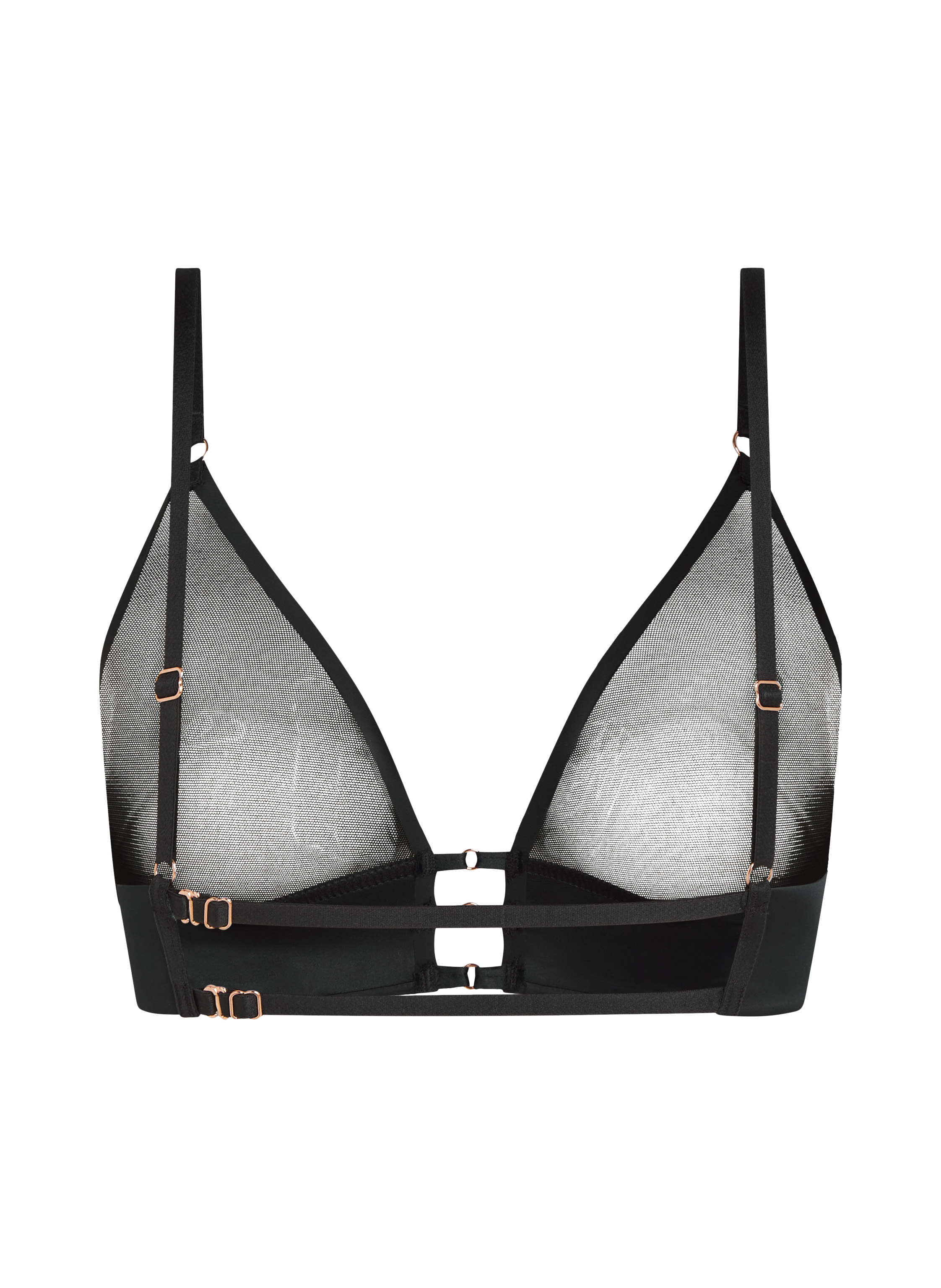 Mesh Essentials Bralette, Black, main