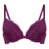Teddy Padded Push-Up Underwired Bra, Purple