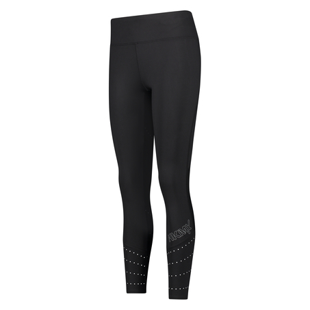 HKMX Run Baby Run Regular Waist Leggings, Black