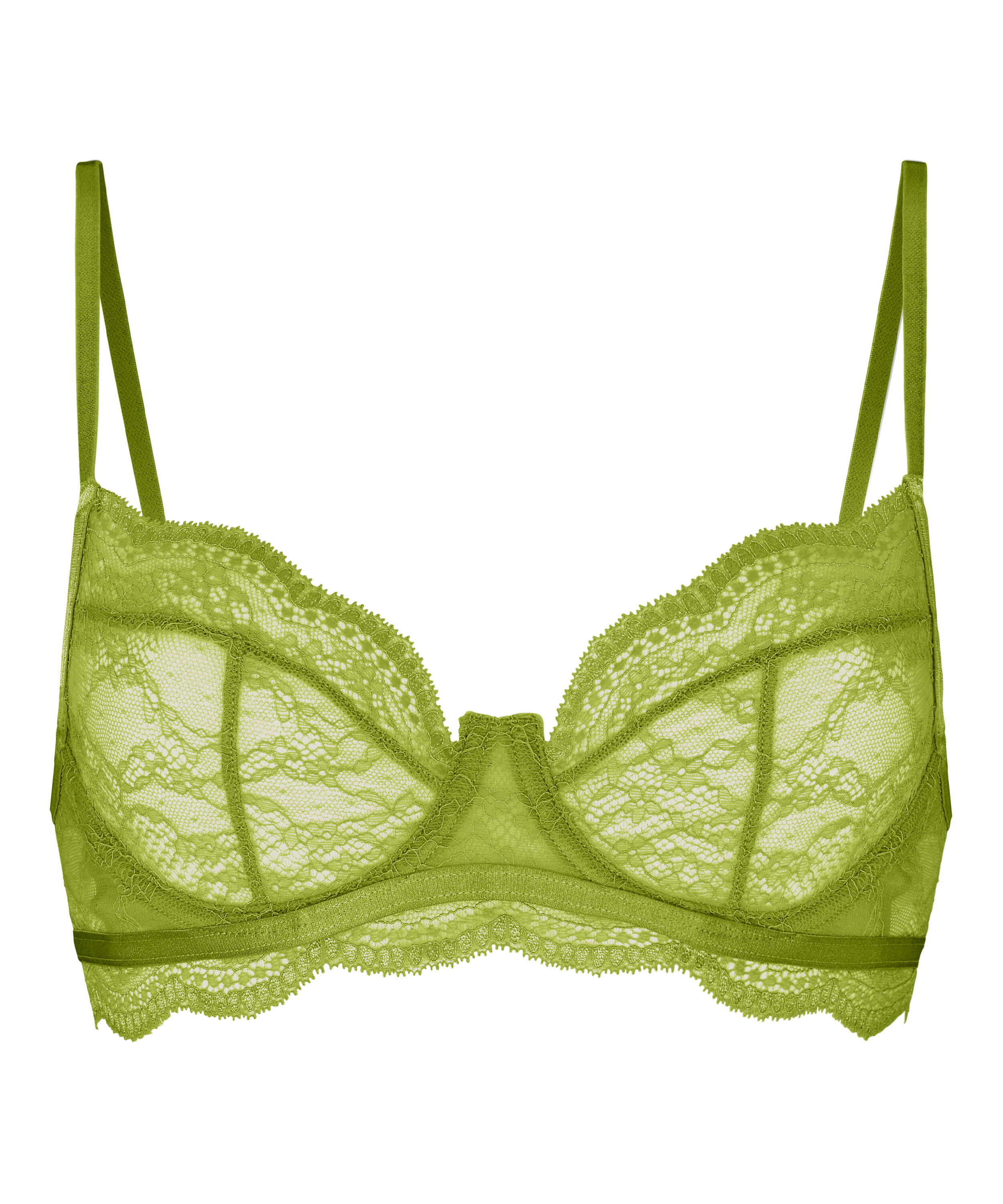 Isabelle Non-Padded Underwired Bra, Green