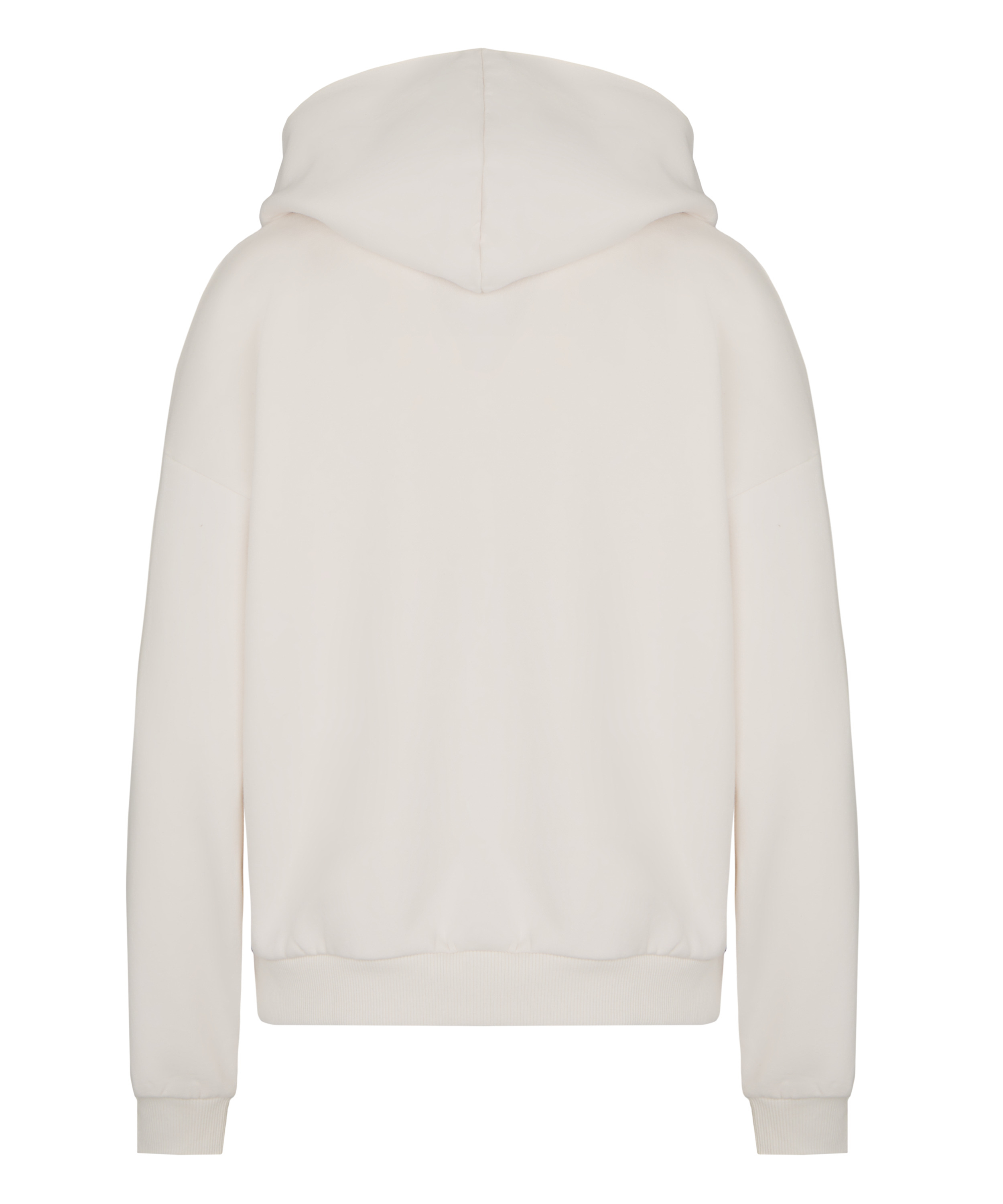 Hoodie Brushed Sweat, White, main