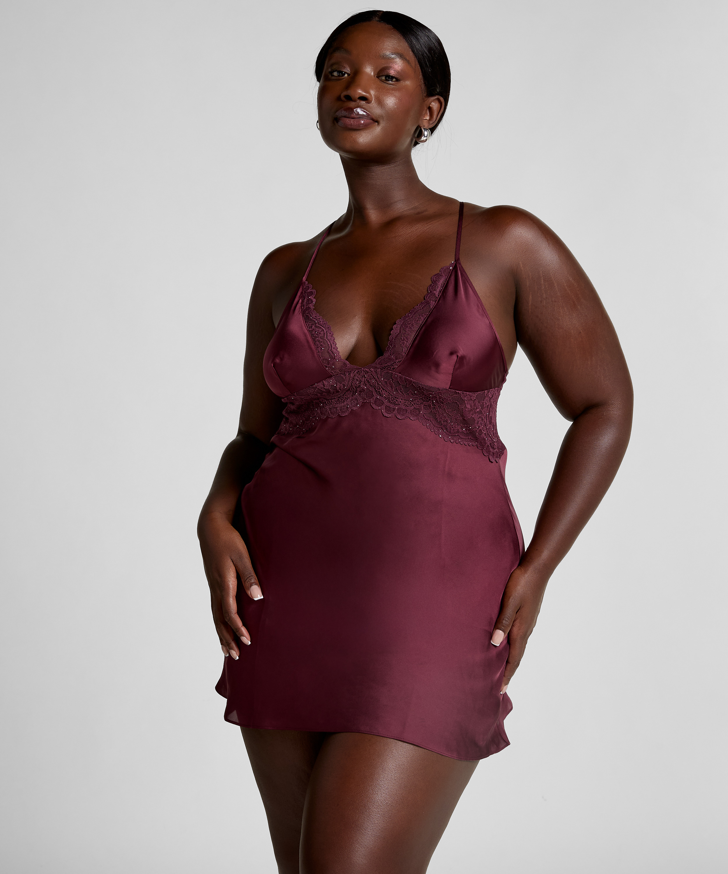 Isadora Slipdress, Red, main