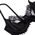 Aiko Non-Padded Underwired Bra, Black