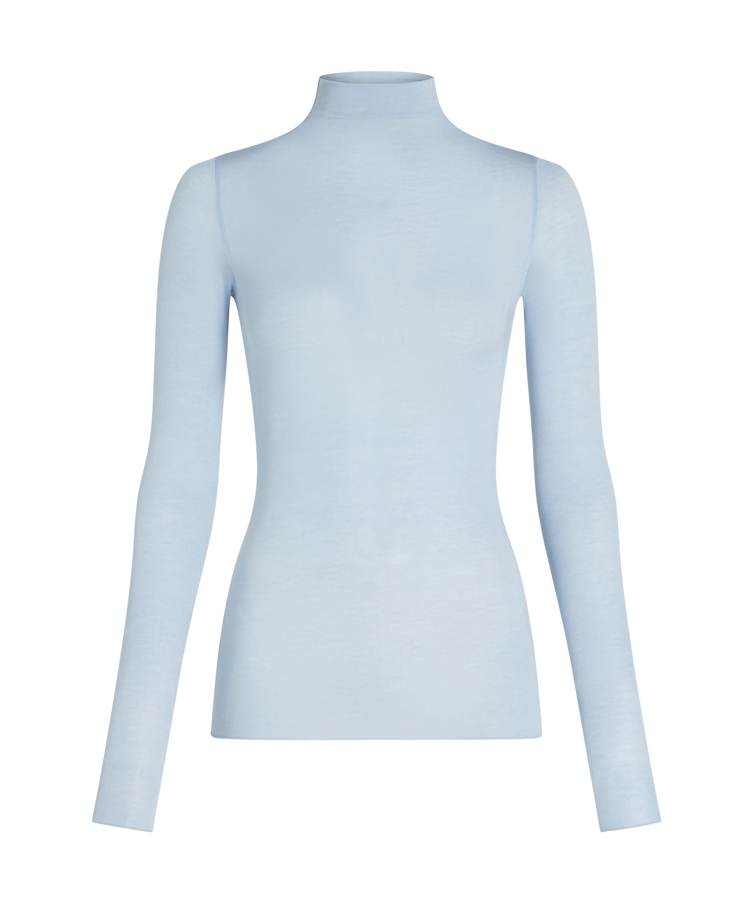 super soft Turtleneck shirt with Cashmere, Blue