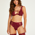 Philomena High-Waisted Brazilian Rebecca Mir, Red