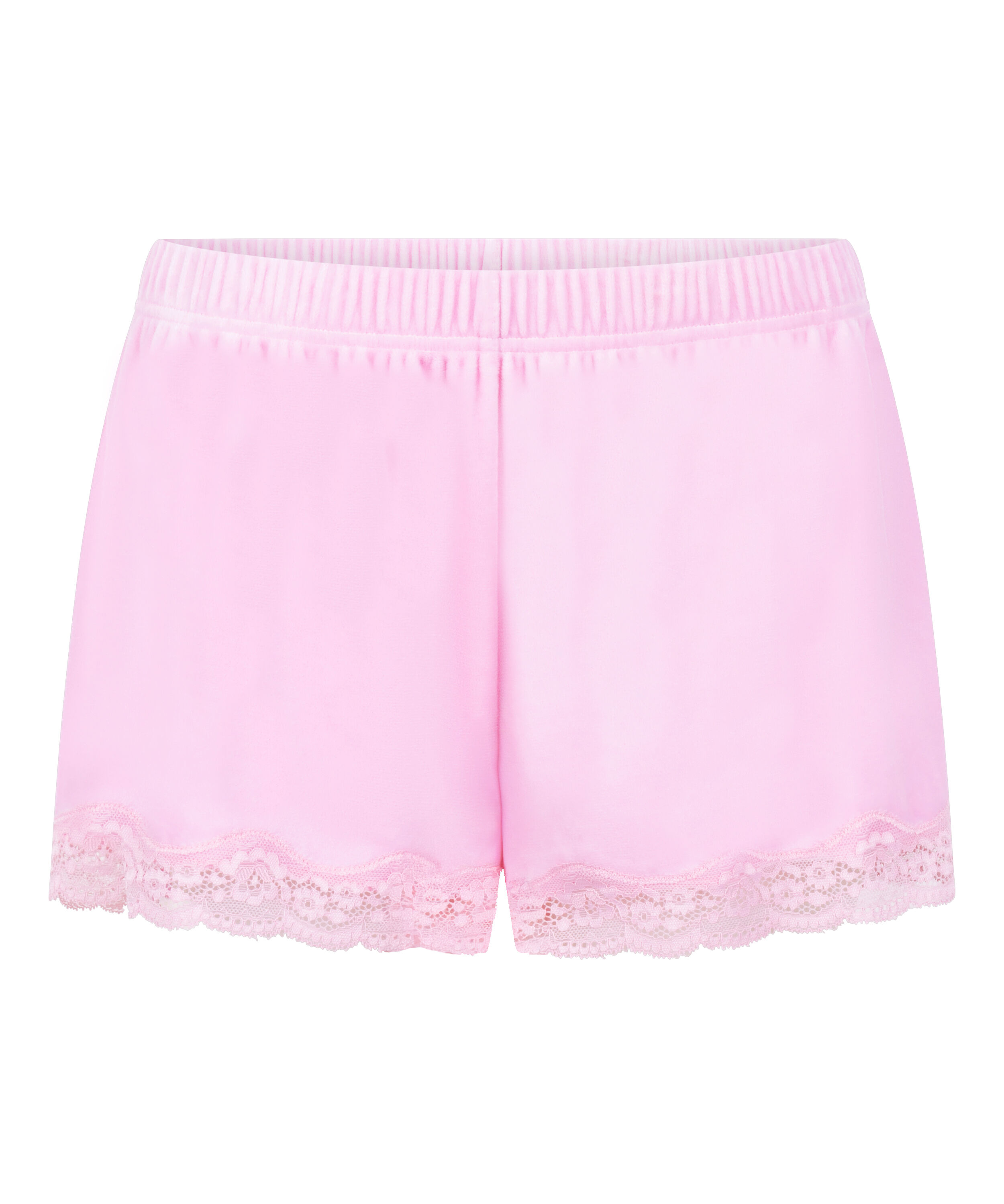 Short Velours Lace, Pink