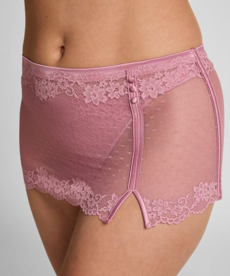 Laila Suspenderbelt Skirt, Pink