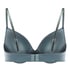 Plunge Padded Underwired Bra, Blue