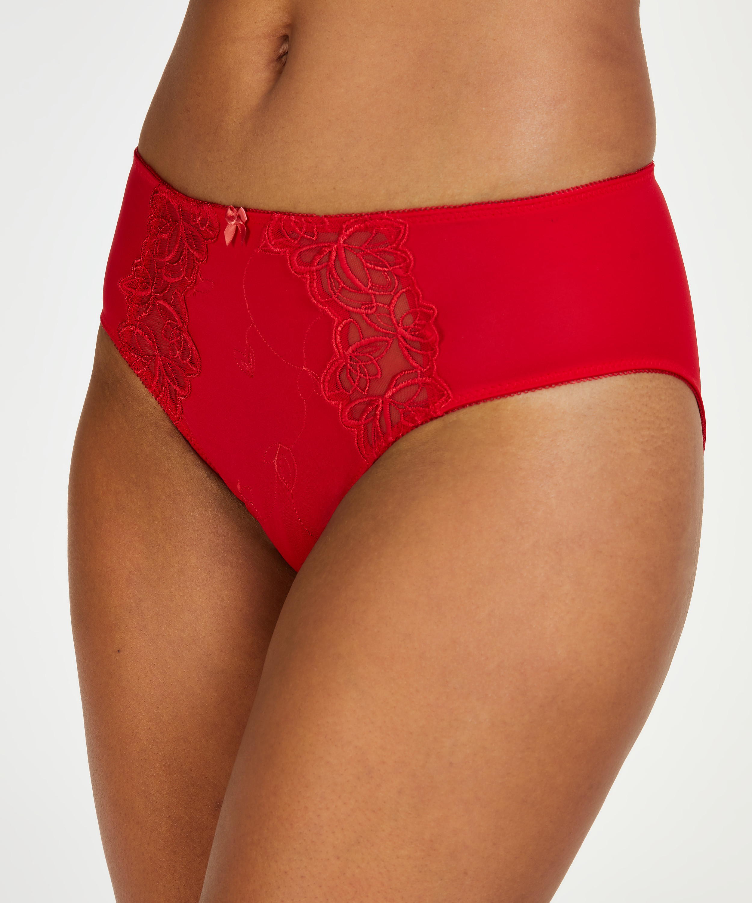 Diva High Knickers, Red, main