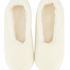 Cosy Ballerina Slippers, White