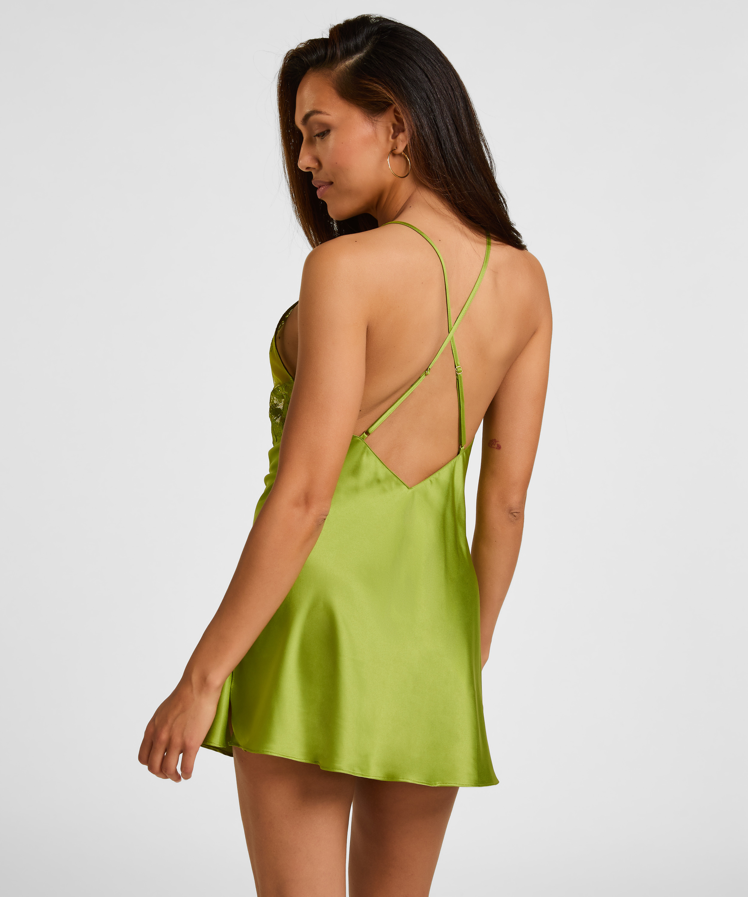 Slipdress Zara, Green, main