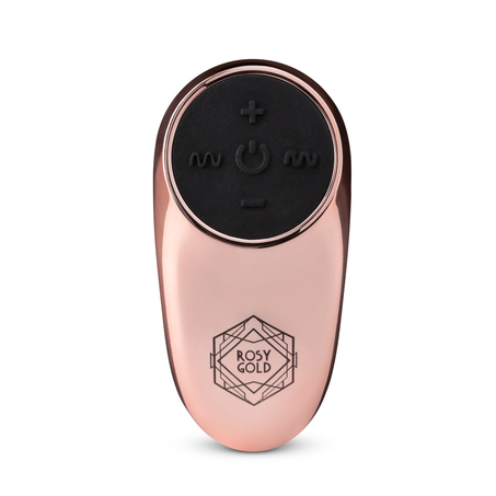 Rosy Gold Vibrating Egg, Black