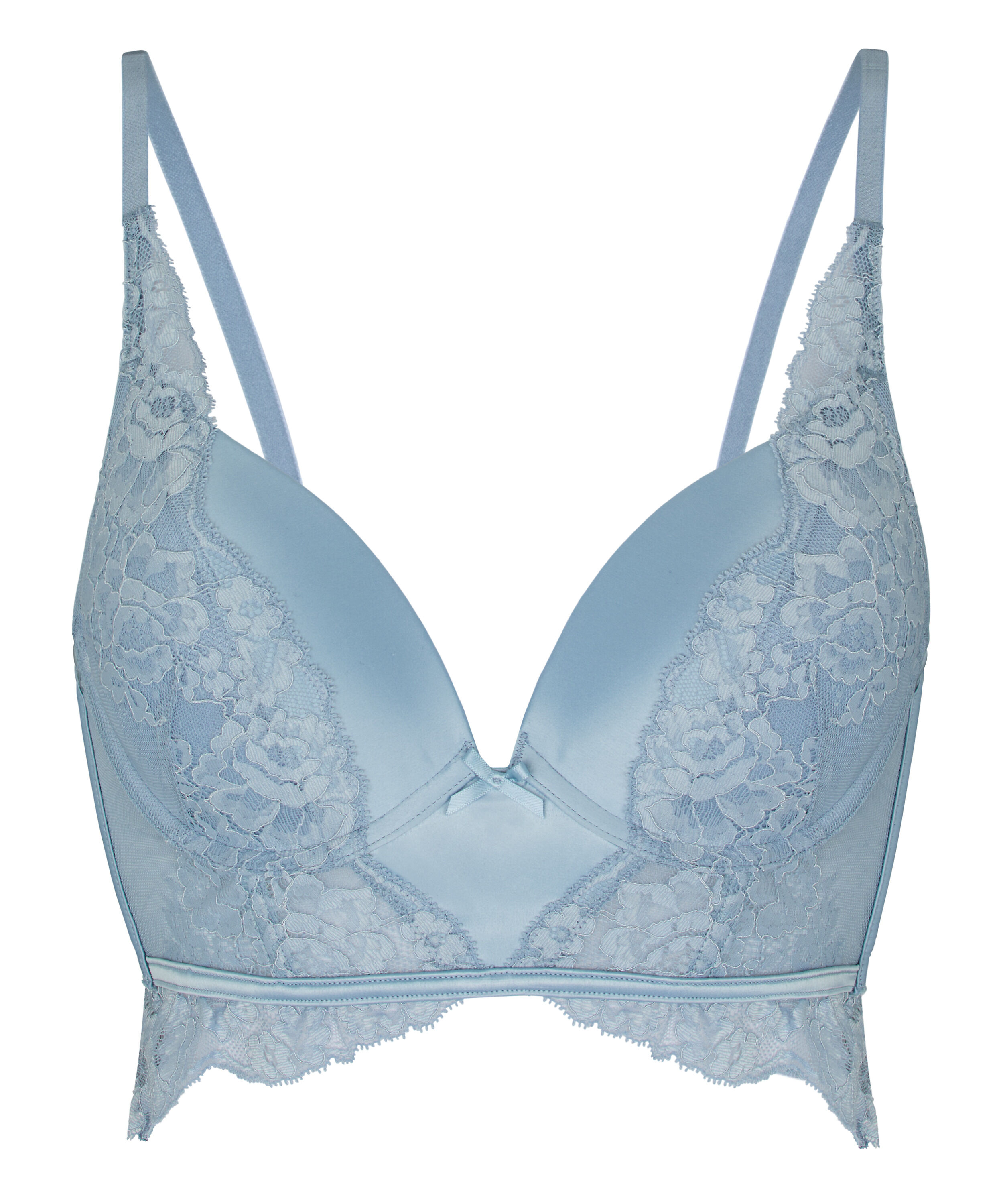 Push-Up Longline Bra Rosie, Blue