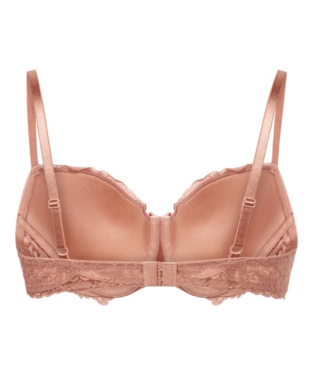 Marine Padded Underwired Bra, Brown