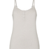 Pyjama Cami Striped Henley, Gray