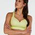 HKMX Sports bra The All Star Level 2, Yellow