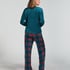 Pyjamaset with Bag, Blue