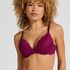 Teddy Padded Push-Up Underwired Bra, Purple