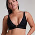 Luna Triangle Bikini Top, Black