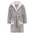 Kids Fleece Bathrobe, Gray