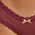 V-Shaped Microfibre Brazilian, Red