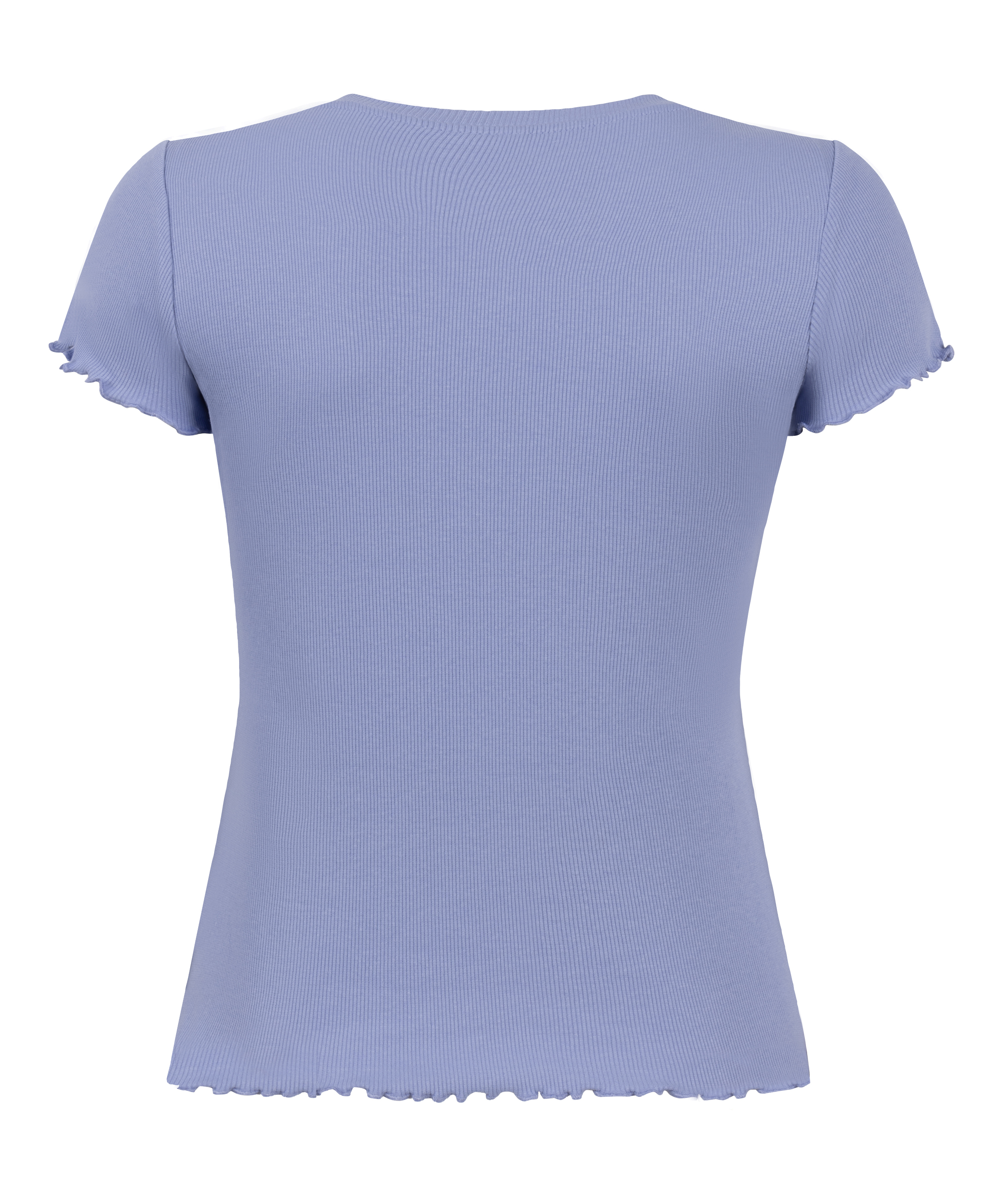 Short Sleeve Cotton Shirt, Blue, main