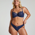Pearlene Non-Padded Underwired Bra, Blue