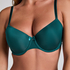 Demi Padded Underwired Bra, Green