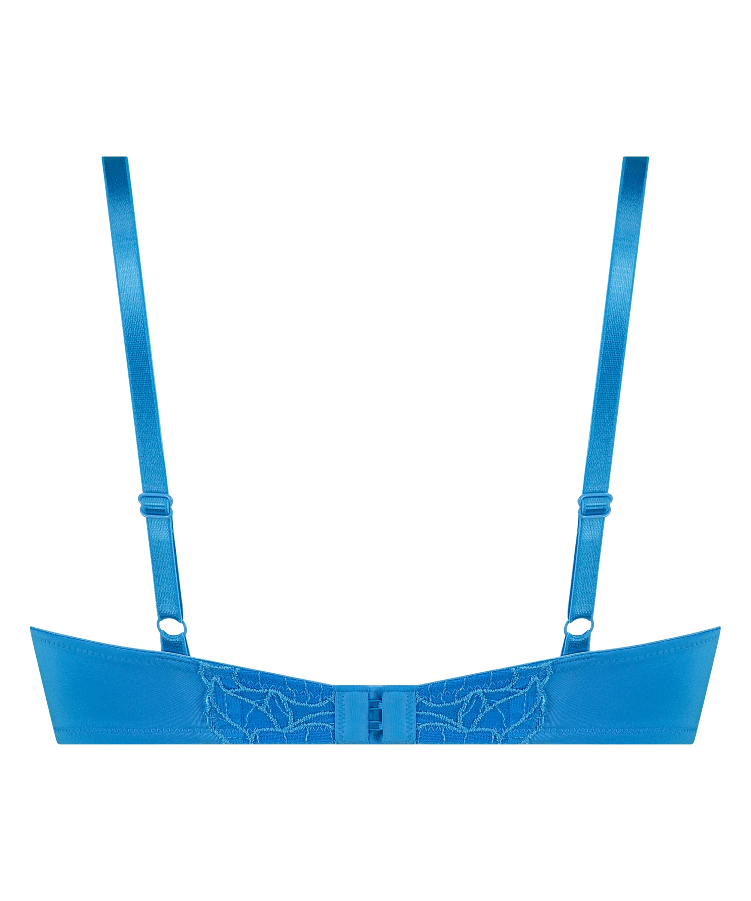Anya Non-Padded Longline Underwired Bra, Blue, main