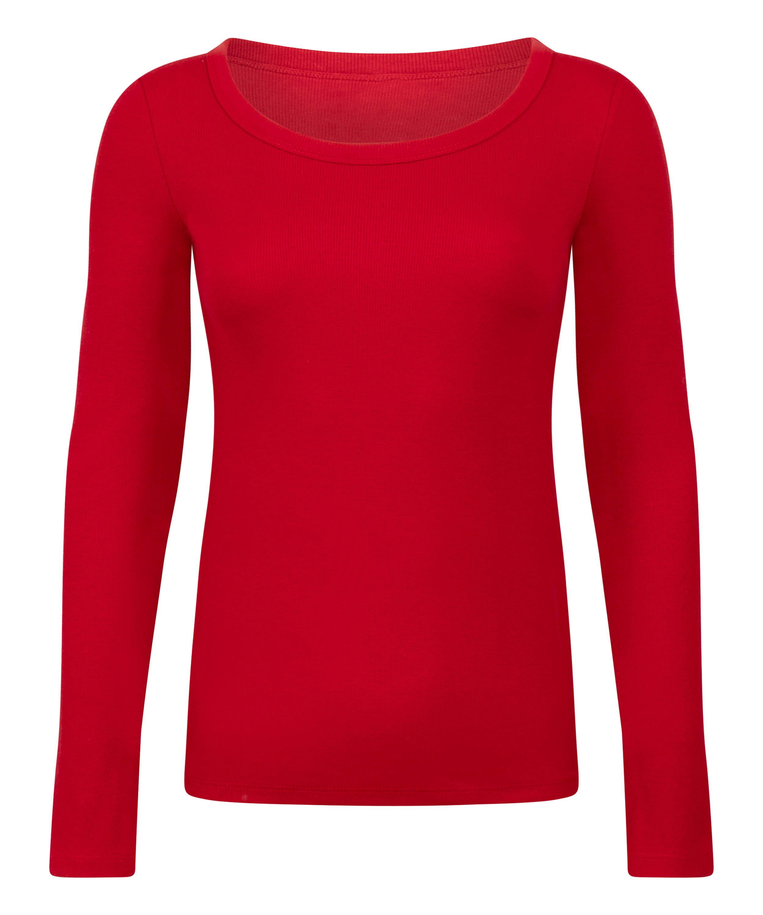 Cotton Pyjama Top, Red, main