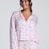 Satin Long-Sleeved Jacket, Pink