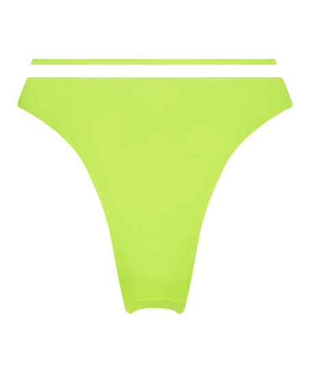 Glow high-leg bikini bottoms, Yellow