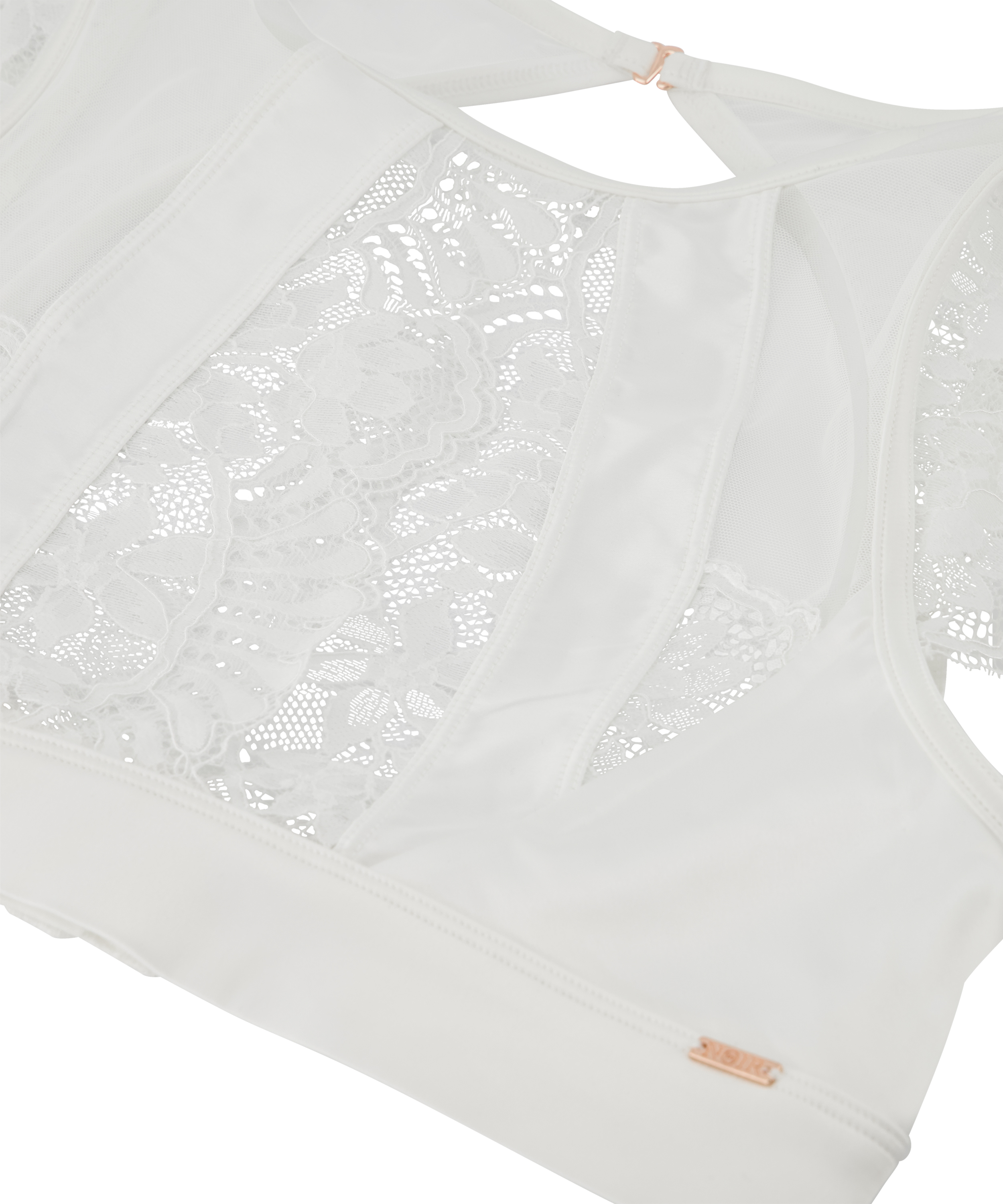 Indigo Bralette, White, main