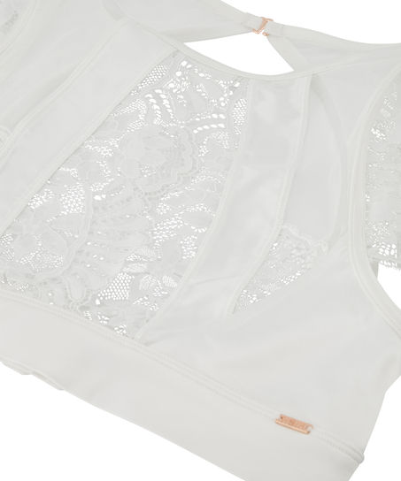 Indigo Bralette, White