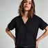 Essential Jersey Short-Sleeved Jacket, Black