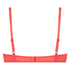 Cherry Padded Underwired Push-Up Bra, Pink