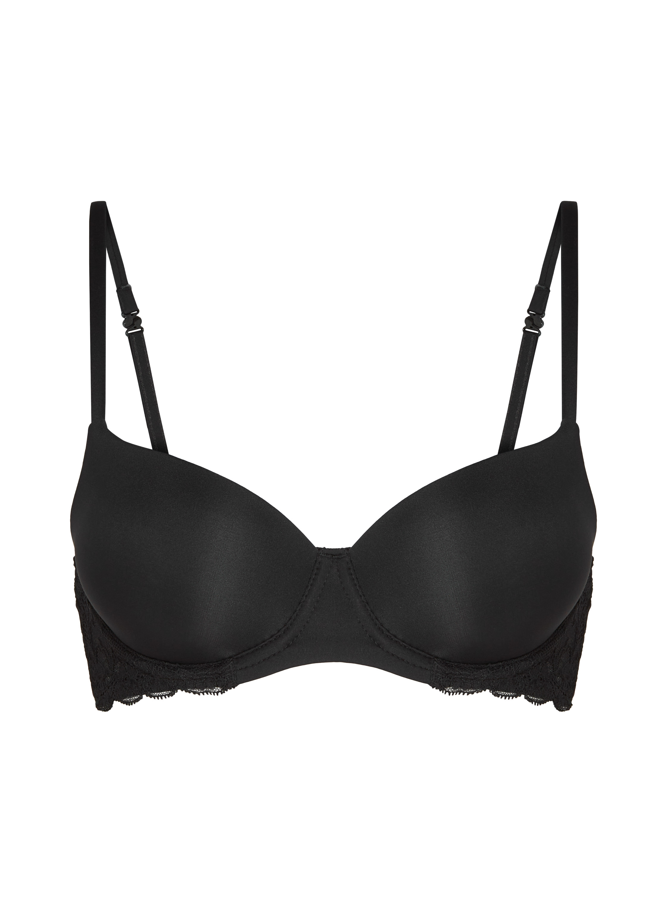 Angie Padded Underwired Bra, Black, main
