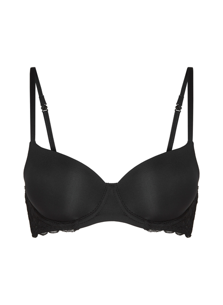 Angie Padded Underwired Bra, Black