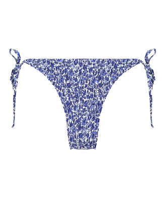 Lobos Cheeky Tanga Bikini Bottoms, Blue
