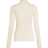 super soft Turtleneck Shirt with Cashmere, White