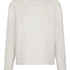Pyjama Top Loose Pointelle, Gray