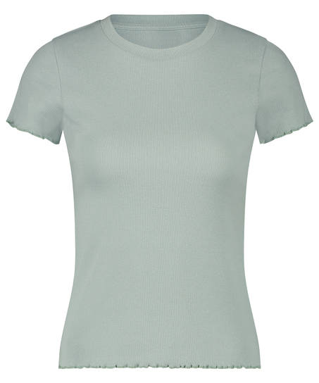 Short Sleeve Cotton Shirt, Green