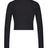 Crop top Lia HKM x NA-KD, Black