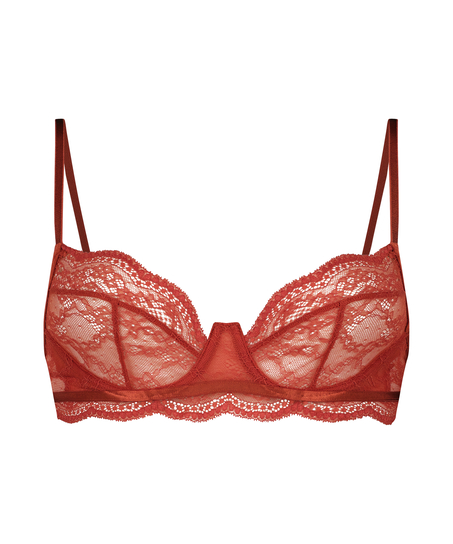 Isabelle Non-Padded Underwired Bra, Orange