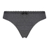 Cotton thong, Gray