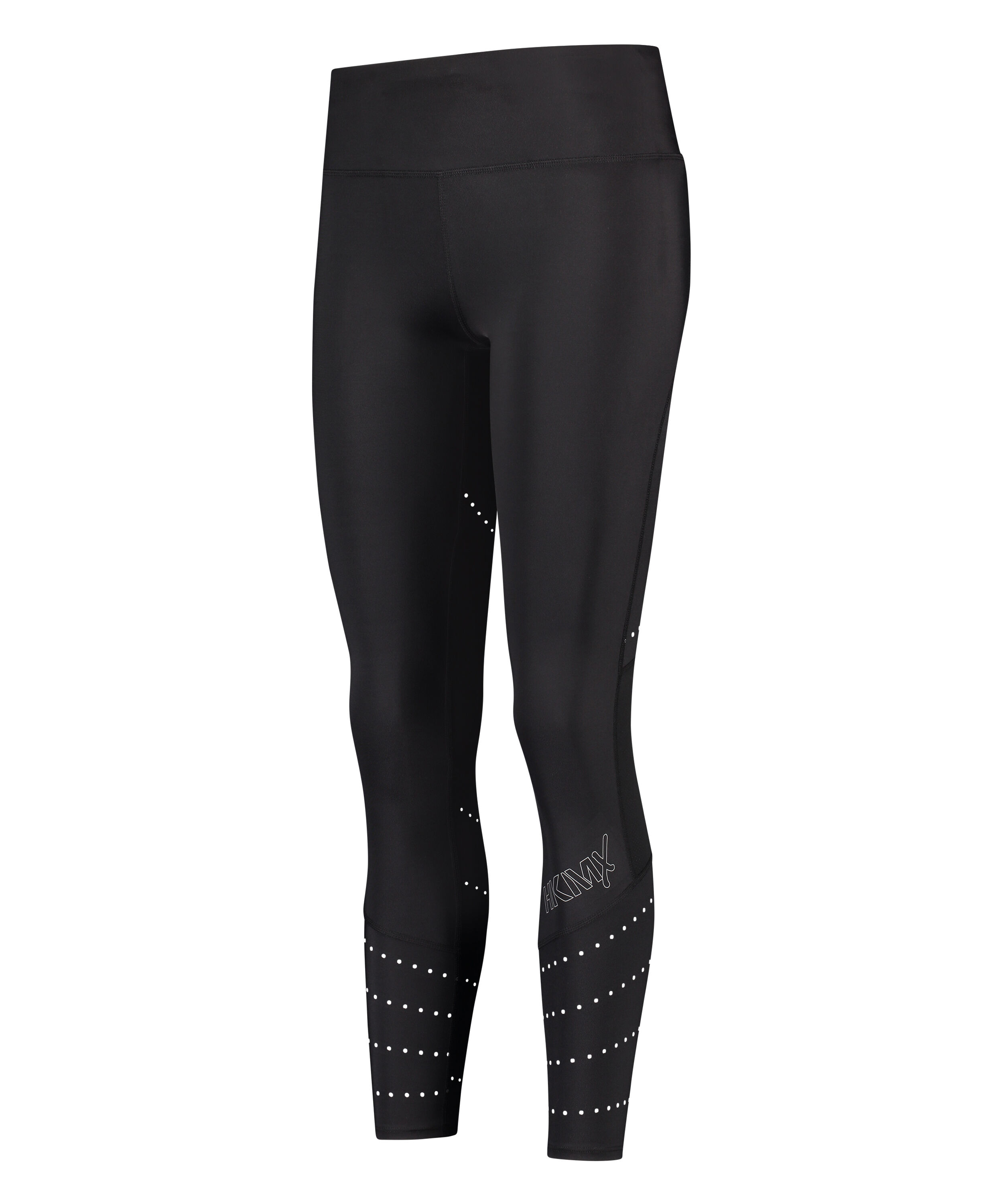 HKMX Run Baby Run Regular Waist Leggings, Black