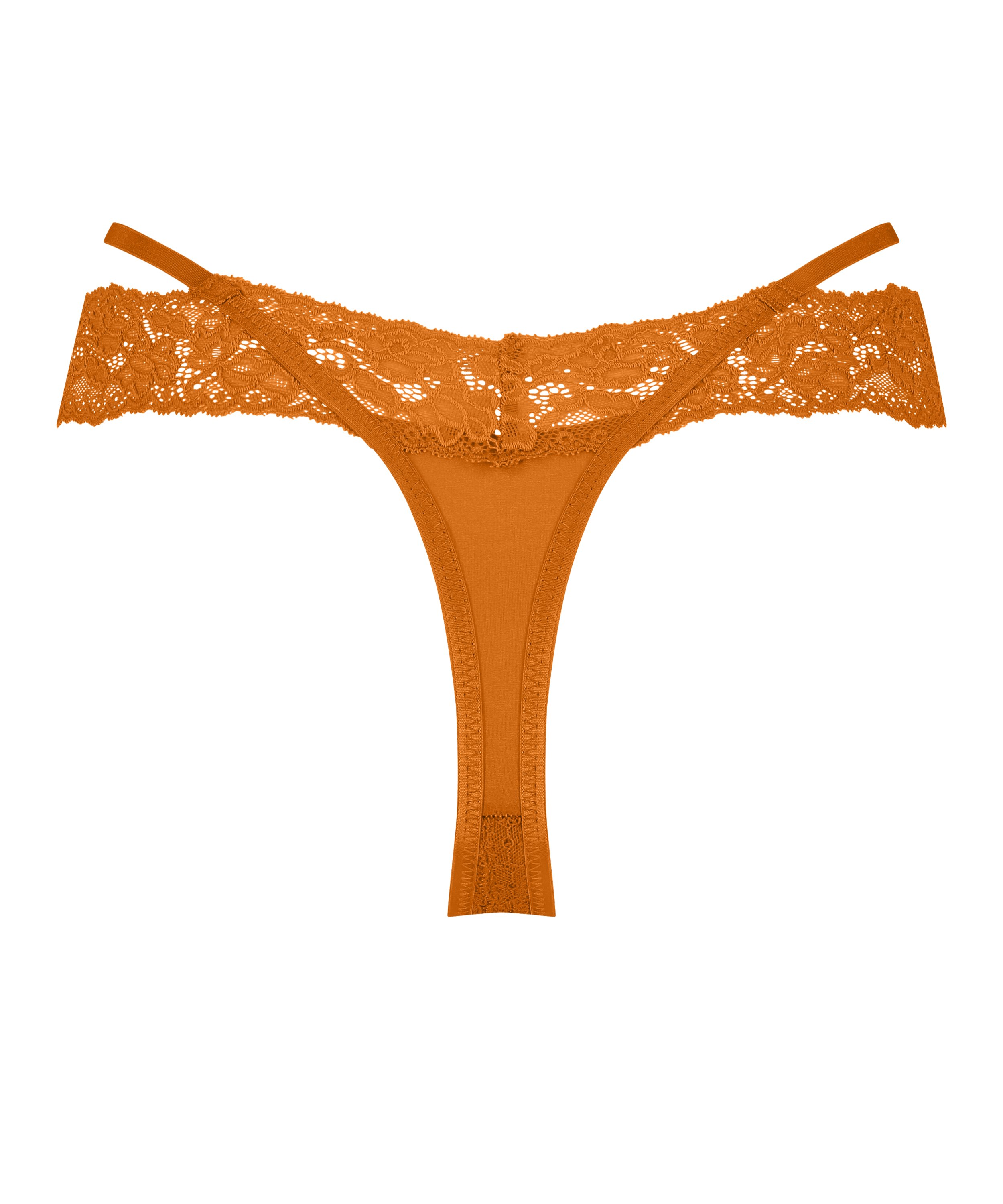 Elliena Extra Low V Thong, Orange, main