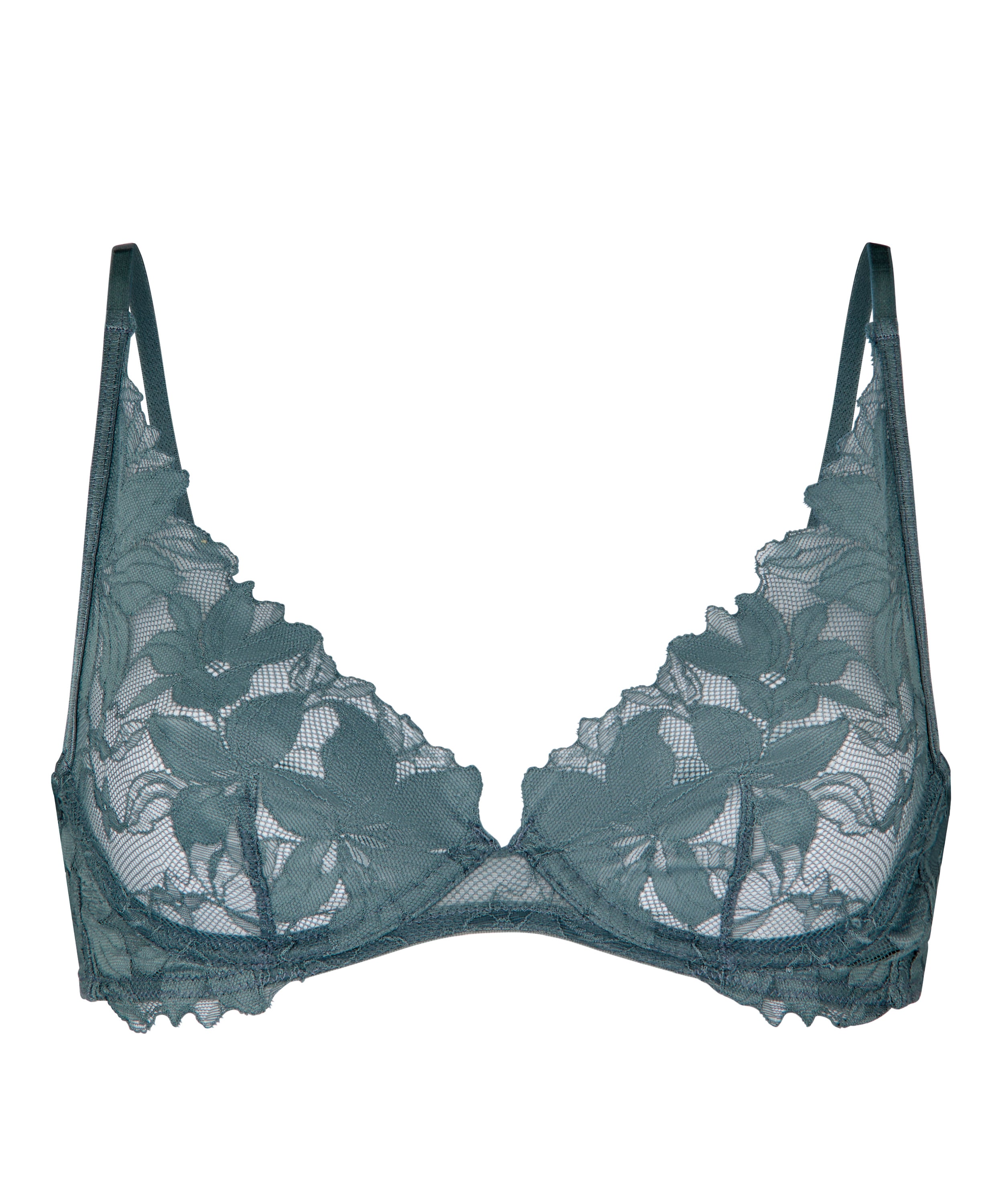 Ingrid Non-Padded Underwired Bra, Blue, main