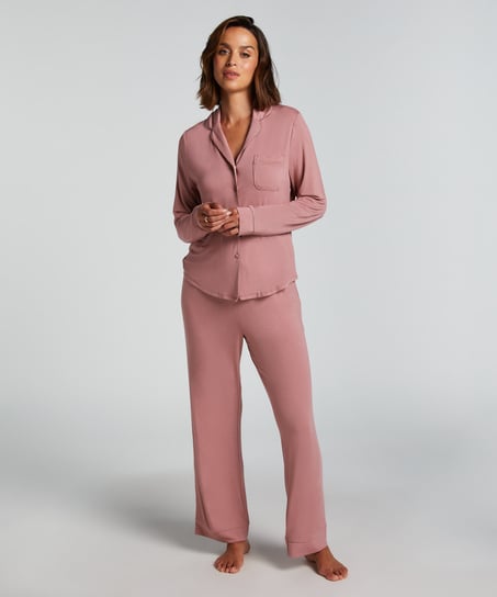 Essential Jersey Long-Sleeved Jacket, Pink
