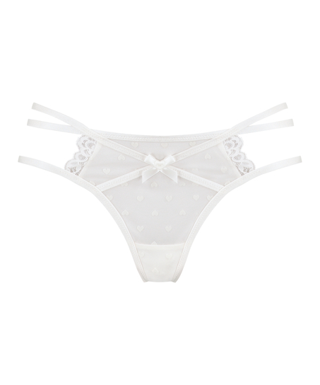 Melda thong, White